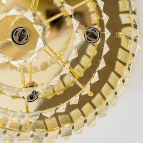 Brilagi - Plafonieră LED cu cristale MOZART 5xE14/40W/230V aurie