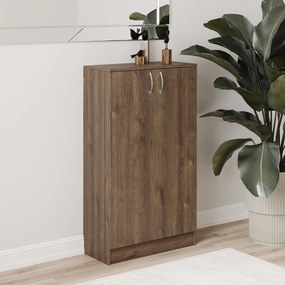 Biblioteca Flint, 2 Usi, Stejar Bronz, 70 x 32 x 122 cm