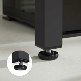 Set de masa 1 + 4, masa TESSA 120x60 cm neagra/decor stejar + scaun plastic negru ESSEN