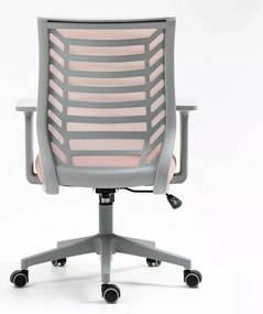 Scaun de birou Q320 roz/gri