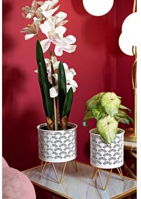 Suporturi pentru flori 2 buc. din metal ø 16 cm (înălțime 20 cm) Carly – Mauro Ferretti