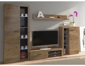 Mobilier living Rokara (stejar Lefkas) (iluminat LED). 1058620