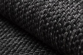 Covor SISAL SION A5165A Melanj țesute plate negru