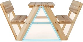 Masă de picnic pentru copii, natur