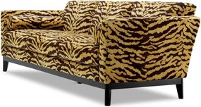 Canapea design LUX Flux, maro Tigris
