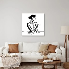 Tablou linii ale eleganței feminine