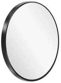 Globo B992545 - Oglindă de perete, diametru 60 cm, neagră