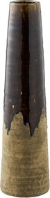 Vază maro din ceramică înaltă (înălțime 48 cm) – House Nordic
