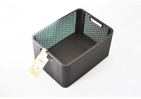 Cutie Depozitare plastic STYLE BOX - L- CURVER maro