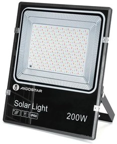 Proiector LED RGB solar dimabil Aigostar LED/200W/3,2V IP66 + telecomandă