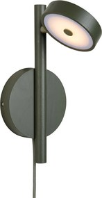 Aplica de perete LED din lemn de frasin verde Okinawa