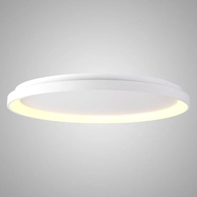 Plafoniera LED cu telecomanda design circular NISEKO II White 90cm