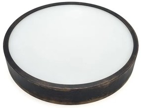 Brilagi - Candelabru LED suspendat CARVALHO SMOKEY, 3xE27/60W/230V, stejar, Ø 47,5 cm