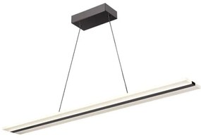 Lustră LED dimabilă pe cablu LED/40W/230V 3000-6500K crom + telecomandă