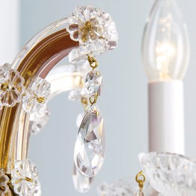 Aplica de perete de lux cristal Swarovski Maria Theresia-A 2L 24K gold plated