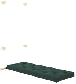 Fotoliu verde închis cu tapițerie din catifea reiată Hooked – Karup Design