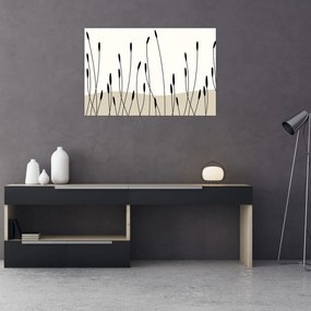 Tablou - Pajiște grafică N⁰3 (90x60 cm)