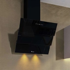 Hota Decorativa Tornado Megas 1200 (60) LED, clasa A, 1 motor Turbo, latime 60 cm, 4 viteze, absorbtie 1200 m3/ora, filtru anti-grasimi aluminiu 5