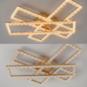 JUST LIGHT. 14733-60 - Plafonieră LED GLITRA LED/35W/230V aurie
