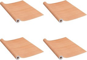 vidaXL Folii mobilier autoadezive 2 buc. stejar japonez, 500x90 cm PVC