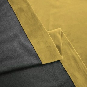 Set draperie din catifea blackout cu rejansa din bumbac tip fagure, Madison, densitate 700 g/ml, Crayola, 2 buc