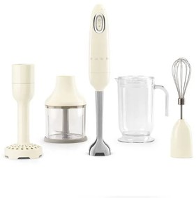 Blender manual cu accesorii Cream Smeg HBF22CREU