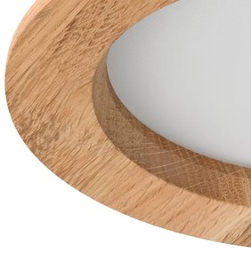 Corp de iluminat LED încastrat WOODY SPOT LED/12,5W/230V 4000K stejar ø 16 cm