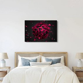 Tablou cu abstracție 3D (90x60 cm)