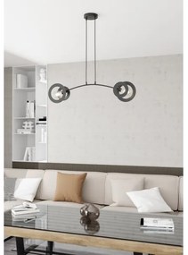 Lustră pe cablu EUFORIA 2xE27/15W/230V negru