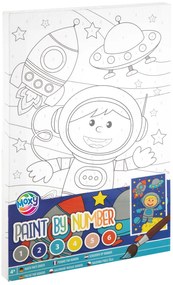 TABLOU PICTURA PE NUMERE - ASTRONAUT - GRAFIX (150065-3)