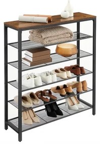 Pantofar DAVOR maro/negru