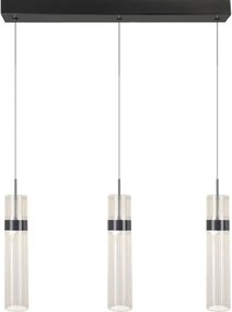 Lustră LED suspendată pe cablu AMBIENTE 3xLED/6W/230V 3000/4000/6000K neagră