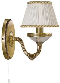 Aplica de perete din alama 1 brat design italian 6402