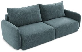 Canapea turcoaz extensibilă/cu spațiu de depozitare 238 cm Kalena – Makamii