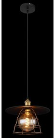 Pendul design clasic Viejo negru mat, cupru 30cm