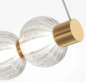 Lustră LED pe cablu Maytoni MOD555PL-L35G3K AMULET LED/40W/230V 3000K auriu