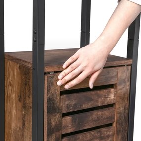 Dulap FIRA maro/negru