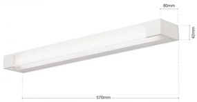 Aplica LED pentru oglinda baie, MARILYN 57cm, alb