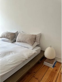 Pat maro din lemn de pin cu somieră 90x200 cm Japan – Karup Design