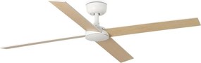 Ventilator tavan cu telecomanda RUDDER 4 L alb/frasin