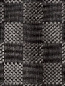 Covor pentru exterior și interior negru/crem 120x170 cm Haringey Dorothy – Ted Baker