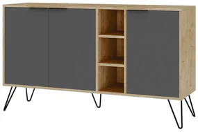 Dulap Chiara (stejar + antracit). 1067303