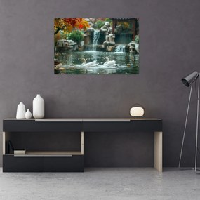 Tablou - iaz asiatic (90x60 cm)