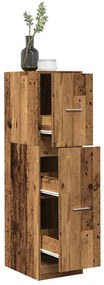 vidaXL Dulap de farmacie, lemn vechi, 30x41x118 cm, lemn prelucrat