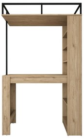 Masă de bar Jana Walnut and Black