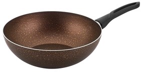 Tigaie Wok, 28 cm, Interior din Teflon (Anti-Aderent), Mâner Ebonită