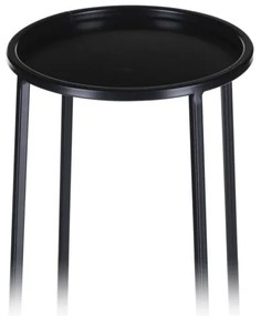 Suport pentru flori LOFT 70x24 cm negru