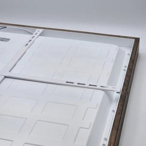 Brilagi-LED Corp de iluminat pentru baie WOODY FRAME LED/50W/230V 60x60 cm IP44, finisaj stejar-nuc