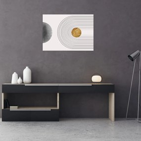 Tablou pe sticlă - Arcuri rustice N⁰1 (70x50 cm)