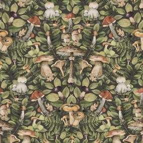 Fototapet, Mushroom Forest, Midnight, Rebel Walls